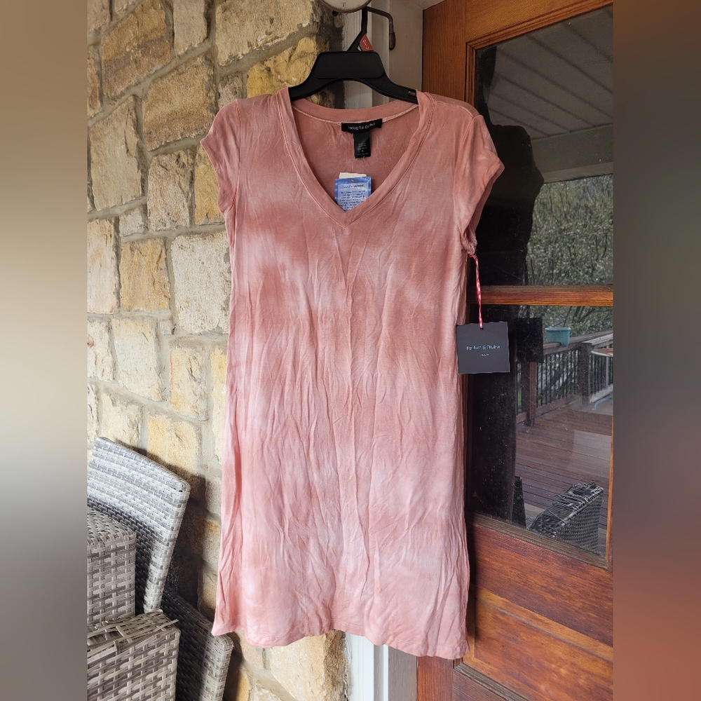 Parker &Quinn Women's Pink Tie-dye Dress